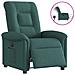 Poltrona Elettrica Reclinabile Verde Scuro in Tessuto - Foto miniatura 1