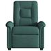 Poltrona Elettrica Reclinabile Verde Scuro in Tessuto - Foto miniatura 5
