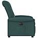 Poltrona Elettrica Reclinabile Verde Scuro in Tessuto - Foto miniatura 6
