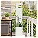 Vaso da Giardino con Pannello Decorativo Bianco 32 x 140 cm - Foto miniatura 2