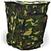 Zaino Portafunghi Verde Mimetico Con Cesta Gerla In Vimini Per Raccolta Castagne - Foto miniatura 3