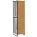 Armadio 2 pcs Grigio Sonoma 50 x 50 x 200 cm Legno multistrato - Foto miniatura 7