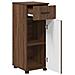 Set di mobili per il bagno con cassetto 3 pcs Rovere Marrone - Foto miniatura 7
