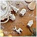 Decorazione Albero Di Natale In Ceramica - Albero A Quattro Livelli Con Bordo Dorato - Foto miniatura 4