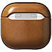 Custodia Per Airpods 4 Modello Modern Leather Antishock, Marrone Chiaro - Foto miniatura 4