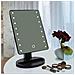 Specchio Per Trucco Led Con 16 Luci - Specchio Da Tavolo Portatile Black - Foto miniatura 3