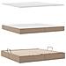 Letto con Contenitore Cappuccino 200 x 200 cm Pelle Sintetica - Foto miniatura 8