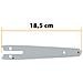 Guida Catena 6"" - Acciaio Di Alta Qualità | Lunghezza 18,5 Cm, Spessore 1,3 Mm | Compatibile Con Mini Sega A Batteria 6"" - Foto miniatura 4