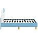 Struttura letto per bambini con testata Blu 70 x 140 cm PU - Foto miniatura 6