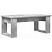 Set di Tavolini da Caffè 2 pcs Grigio cemento Legno multistrato - Foto miniatura 7