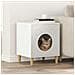 Casa per Gatti Bianco 42,5 x 40 x 53 cm Legno multistrato - Foto miniatura 2