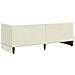 Struttura Letto Angolare con Materasso 2 pcs Crema Velluto - Foto miniatura 9