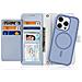 Cover per iPhone 16 Pro Max - Pelle /PU, Blu - Foto miniatura 4