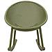 Set Di 2 Sedie A Dondolo Vkh1087-verde-plastica-66x88x80 Cm - Foto miniatura 2