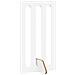 Recinto pieghevole per animali 2 pcs Bianco 100,5 x 38 x 90 cm - Foto miniatura 4