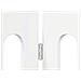 Recinto pieghevole per animali 2 pcs Bianco 100,5 x 38 x 90 cm - Foto miniatura 5
