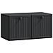 Mobile Porta TV da Muro Nero 59,5 x 31 x 30 cm - Foto miniatura 1