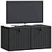Mobile Porta TV da Muro Nero 59,5 x 31 x 30 cm - Foto miniatura 2