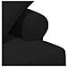 Loveseat con bottoni imbottiti Nero 120 x 65 x 79 cm Tessuto - Foto miniatura 6