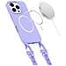 Custodia Con Cavo Iphone 16 Pro Max - Viola - Foto miniatura 4