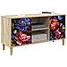 Mobile TV KIEL 102 x 33 x 50 cm Sonoma Legno ingegnerizzato - Foto miniatura 3