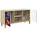 Mobile TV KIEL 102 x 33 x 50 cm Sonoma Legno ingegnerizzato - Foto miniatura 4