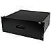 Cassetto archiviazione in acciaio 4U colore nero per rack 19'' e armadi - Foto miniatura 1