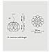 Flora Medium - Suspension Lamp Silver - Foto miniatura 2