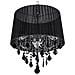 Lampadario In Cristallo Nero Evans - Foto miniatura 3