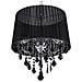 Lampadario In Cristallo Nero Evans - Foto miniatura 31