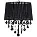 Lampadario In Cristallo Nero Evans - Foto miniatura 9