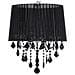 Lampadario In Cristallo Nero Evans - Foto miniatura 15