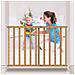Cancello Di Sicurezza Estensibile 63,5-106cm Legno Naturale 93729 - Foto miniatura 2