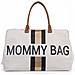 Borsa Per Pannolini Mommy Bag Bianco Avorio E Oro In Tela - Foto miniatura 5