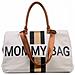 Borsa Per Pannolini Mommy Bag Bianco Avorio E Oro In Tela - Foto miniatura 7