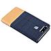 Custodia Compatibile Con Huawei P9 In Blu Scuro Marrone - Coperchio Protettiva Con Chiusura Magnetica, Funzione Stand E Tasca Per Le Carte - Foto miniatura 2