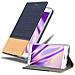 Custodia Compatibile Con Huawei P9 In Blu Scuro Marrone - Coperchio Protettiva Con Chiusura Magnetica, Funzione Stand E Tasca Per Le Carte - Foto miniatura 1