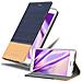 Custodia Compatibile Con Huawei P9 In Blu Scuro Marrone - Coperchio Protettiva Con Chiusura Magnetica, Funzione Stand E Tasca Per Le Carte - Foto miniatura 3