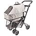 Duvoplus Passeggino per Animali Domestici Deluxe 79x46x99 cm Grigio - Foto miniatura 1