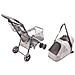 Duvoplus Passeggino per Animali Domestici Deluxe 79x46x99 cm Grigio - Foto miniatura 2