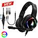 Casco -dark Gamer Rainbow - Multipiattaforma - Suono Stereo Ad Alta Definizione - Microfono Flessibile, Omnidirezionale - Ps4 Compatibile, Xbox One, Smartphone Compresse, Pc E Mac. - Foto miniatura 1