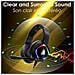 Casco -dark Gamer Rainbow - Multipiattaforma - Suono Stereo Ad Alta Definizione - Microfono Flessibile, Omnidirezionale - Ps4 Compatibile, Xbox One, Smartphone Compresse, Pc E Mac. - Foto miniatura 3