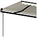 Tenda da Sole Retrattile Automatica 450x350 cm Crema - Foto miniatura 5