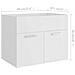 Set Mobili da Bagno 2 pz Bianco in Legno Multistrato - Foto miniatura 5