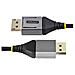 Cavo DisplayPort 1.4 Supporto Video Ultra HD 4K per Monitor / Display da 2 metri Colore Grigio / Nero  - Foto miniatura 3