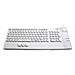 Tastiera USB KYBNA-SIL-COMCWH  (Layout QWERTY) Colore Bianco - Foto miniatura 1