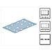 Stf 80x133 Foglio Abrasivo Granat / P320 / 80 X 133 Mm - 100 Pz. (497125) Per Levigatrici Rts 400, Rtsc 400, Rs 400, Rs 4, Ls 130 - Foto miniatura 1