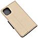 Maxy Custodia Book Orizzontale Silicone Case Per Apple Iphone 12 Pro Max Gold-black - Foto miniatura 3