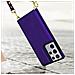 Cover Tracolla Samsung Galaxy S21 Ultra Multifunzione Portafoglio Viola - Foto miniatura 2