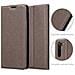 Custodia Compatibile Con Xiaomi Redmi Note 8 In Bruno Caffè - Coperchio Protettiva Con Chiusura Magnetica, Funzione Stand E Tasca Per Le Carte - Foto miniatura 6